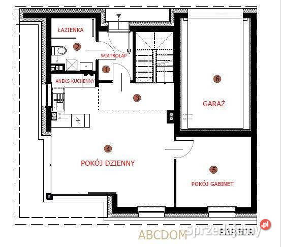 Tomaszowice nowoczesny dom 5 pokoi garaż