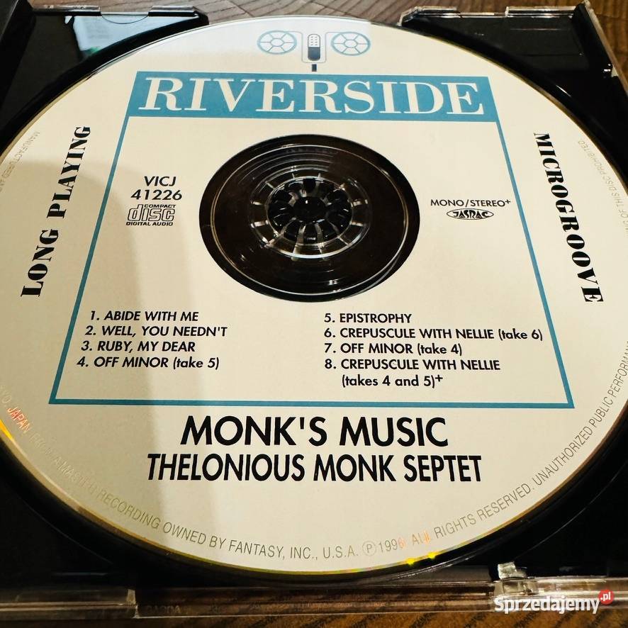 Thelonious Monk Monks Music NMEX Japan Obi CD Płyty i kasety