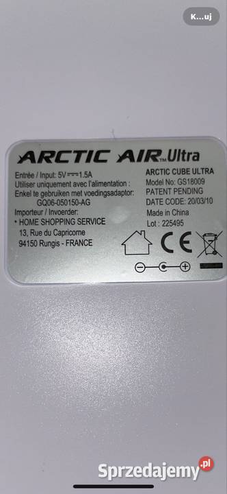 Sprzedam Przenośny Mini Klimatyzator 3w1 Arctic Opole