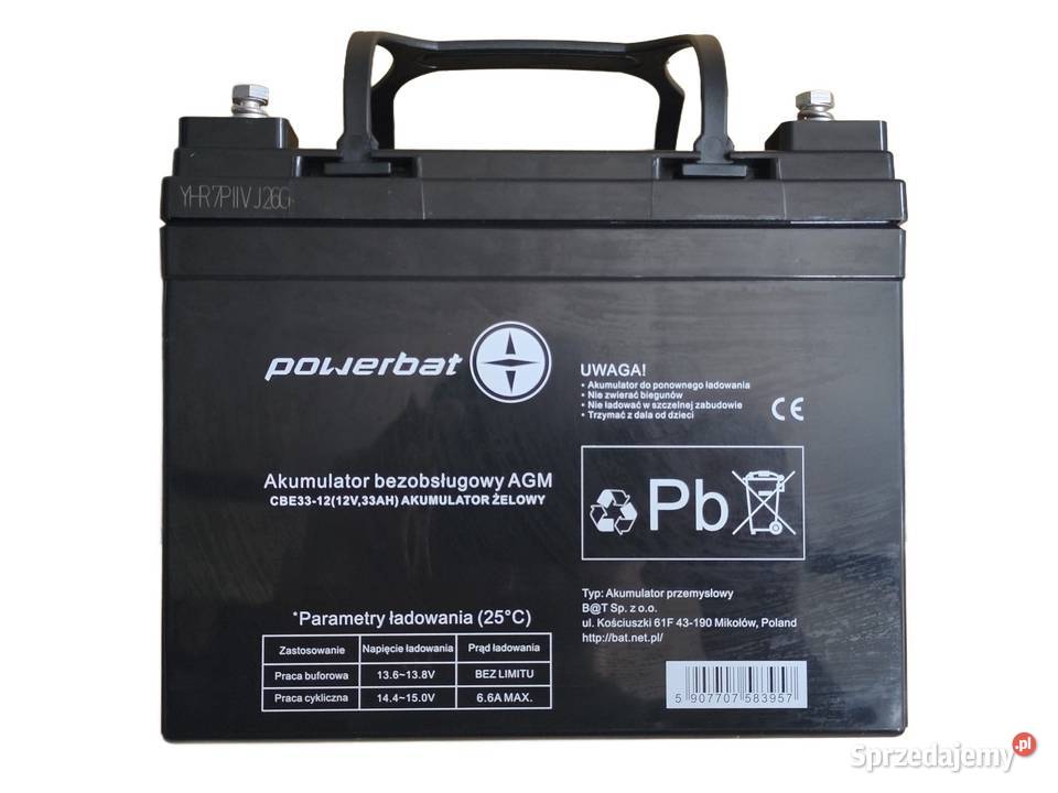 PowerBat CBE 33 12 12V 33Ah Jelcz-Laskowice