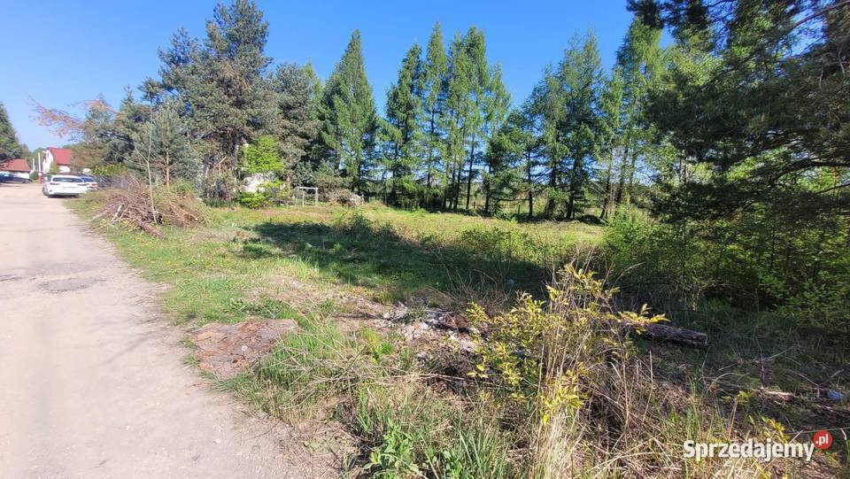 działka budowlana 1011 m Hutki Konopiska prąd sprzedam