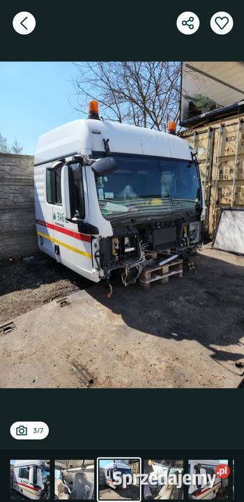 Kabina Sypialna Man TGX Euro 6 nieuszkodzony Myszków