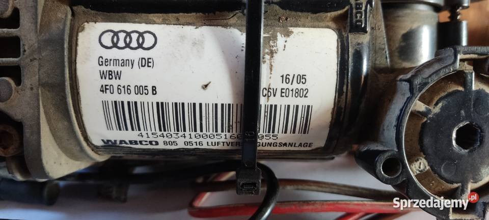 Kompresor zawieszenia audi A6 C6 na części Gniezno