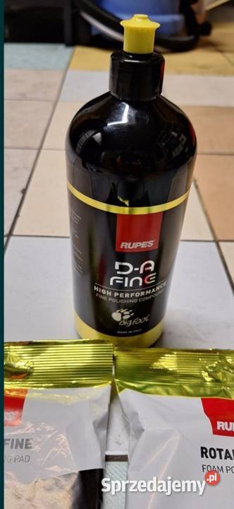 Nowa lekkoscierna pasta polerska Rupes żółtaz Mleczka i pasty polerskie Kraków sprzedam