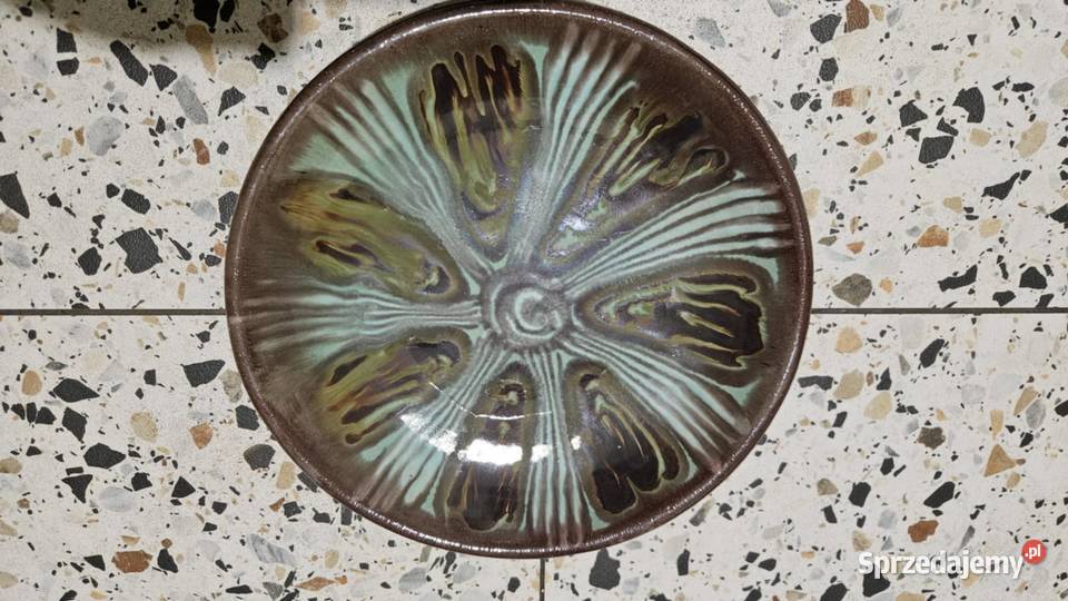 Talerz Łysak gora z etykieta śląskie Częstochowa