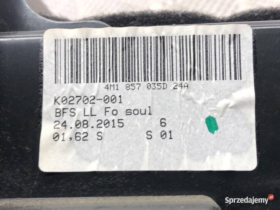 SCHOWEK PASAŻERA AUDI Q7 4M SUV PÓŁKA DESKI osobowe