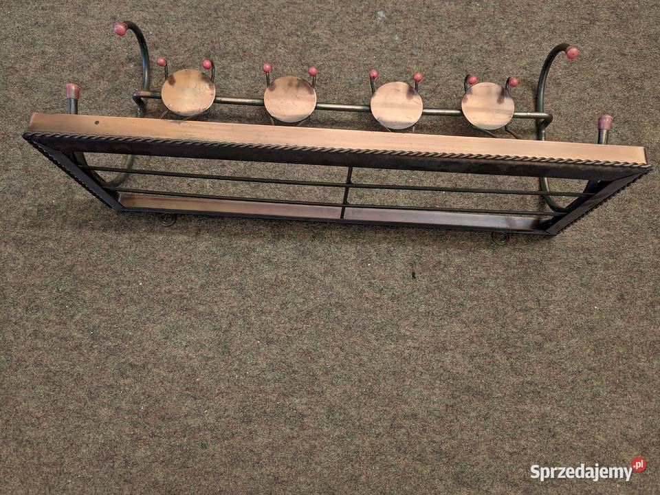 Wieszak przedpokój ręcznie robiony barwa