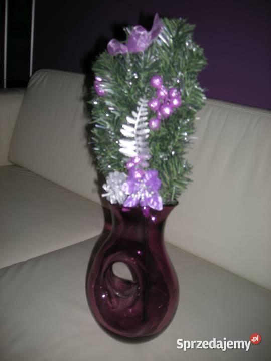Stroik świąteczny fioletowy Gdańsk