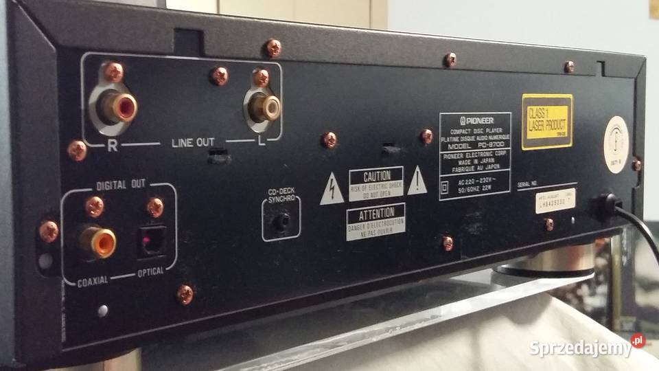 Odtwarzacz CD Pioneer PD 9700 z pilotem Warszawa