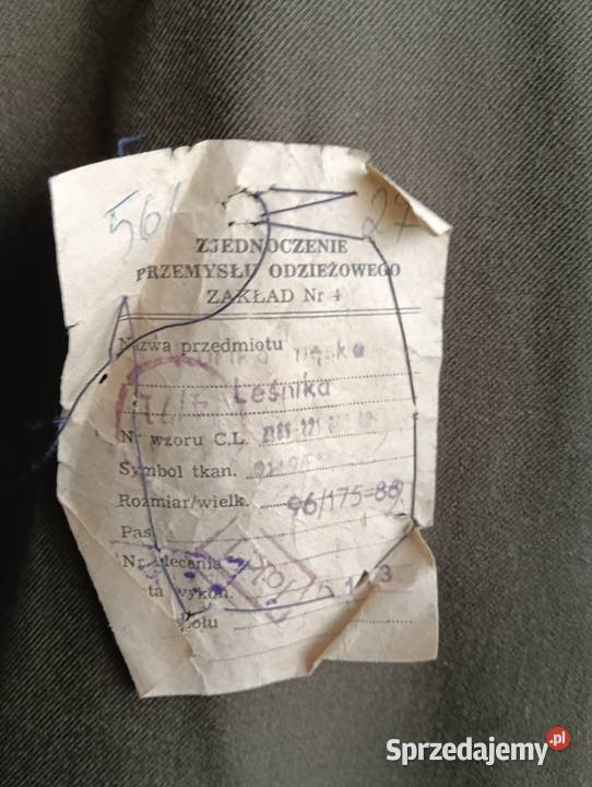 Mundur Leśnika z PRL Nowy Wąchock sprzedam