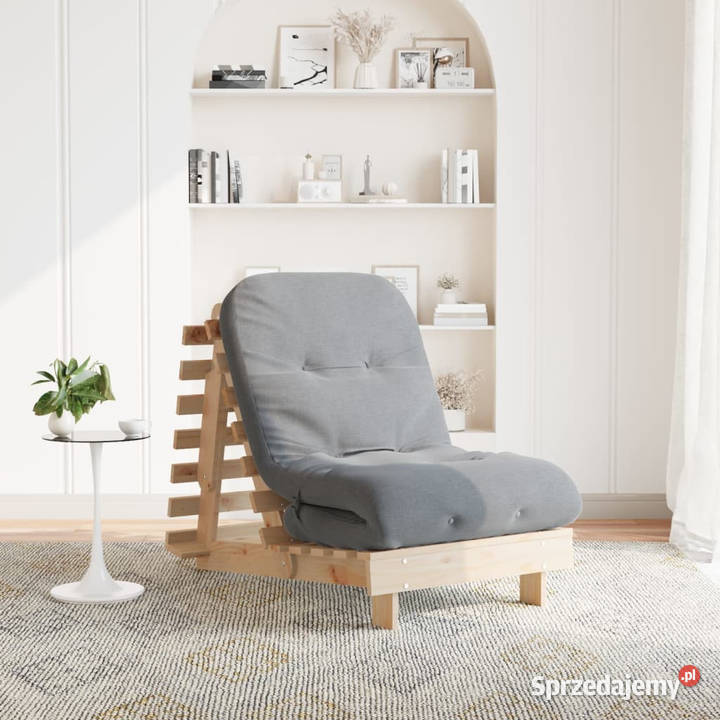 Sofa rozkładana futon z materacem 70x206x11