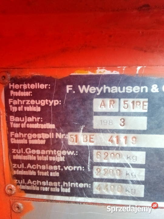 Ładowarka Atlas AR 51 Rok produkcji 1993 Stanin