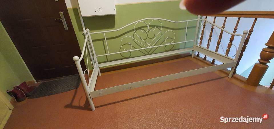 Łóżko metalowe ecru 90x200 Olsztyn