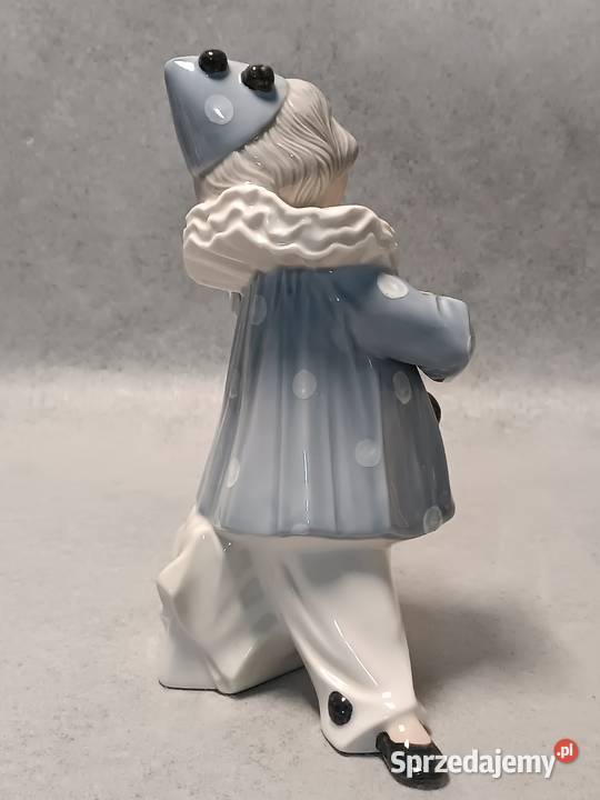 TENGRA Porcelanowy Klaun Pierrot grający na Gdańsk