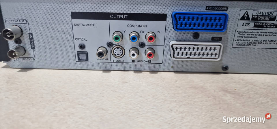 Magnetowid DVD kombo VHS DVD LG RC388 RC 388 CD Międzychód