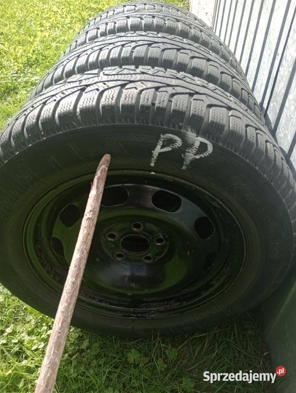 koła felgi stalowe opony zimowe 19565r15 5x100 Cieśle