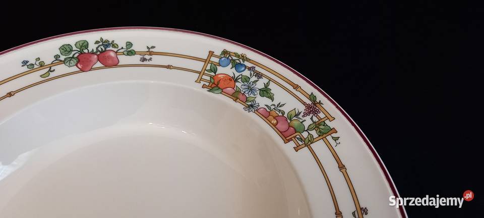 Talerz głęboki VilleroyBoch Mon jardin Chełm sprzedam