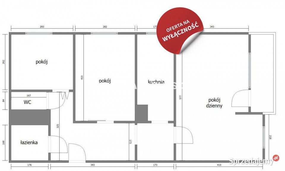 Mieszkanie 633m2 3 pokoje Kraków
