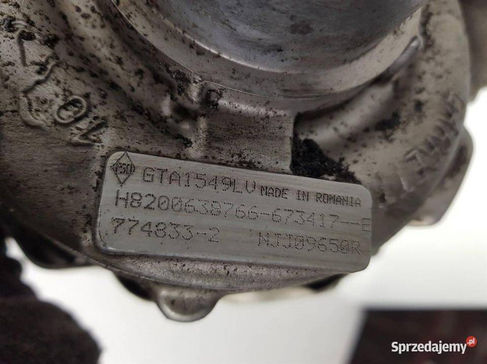 TURBOSPRĘŻARKA RENAULT LATITUDE 8200638766 kujawsko-pomorskie Lipno sprzedam