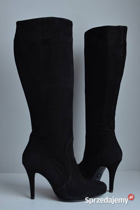 Kozaki DUO SZERSZA cholewka 41 naturalny zamsz Białystok