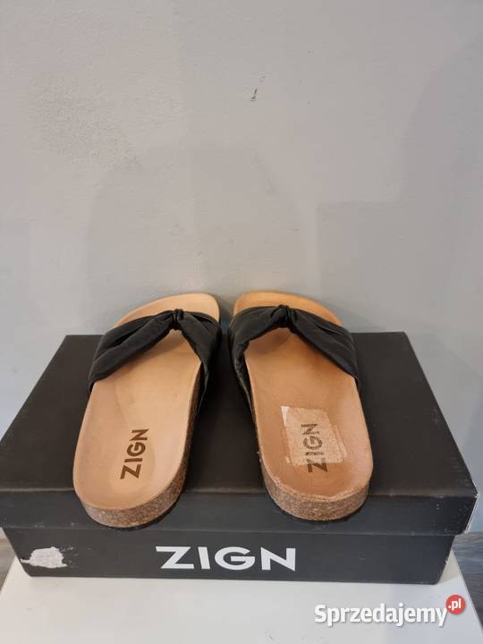 Damskie klapki skórzane japonki Zign 38 inna Kraków