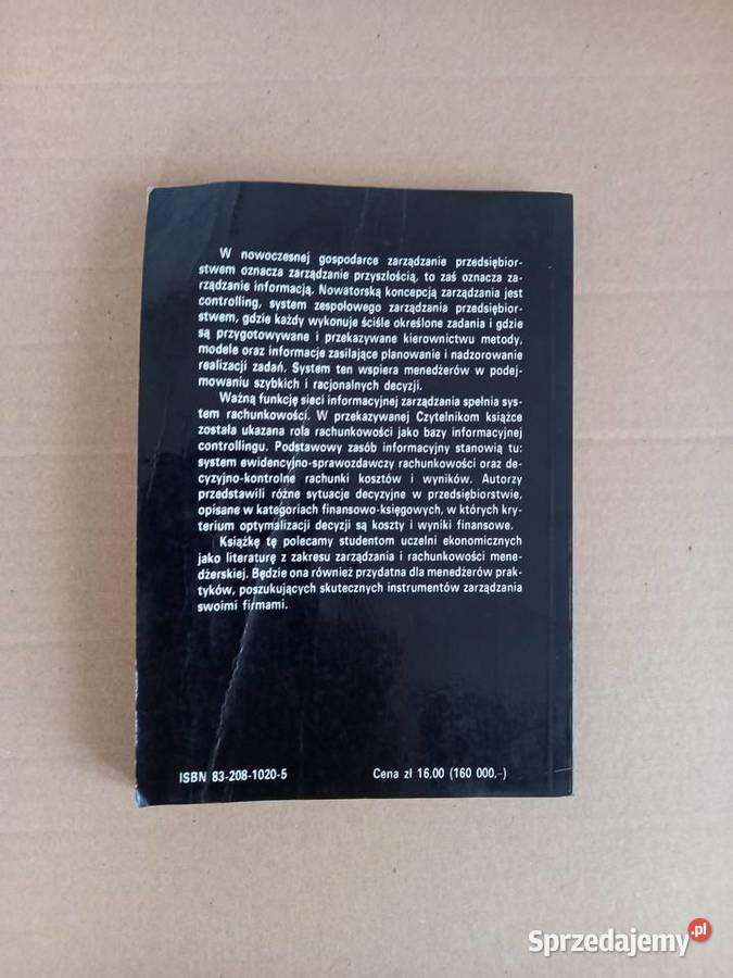 Rachunkowość w controllingu przedsiębiorstwa Tomaszów Lubelski