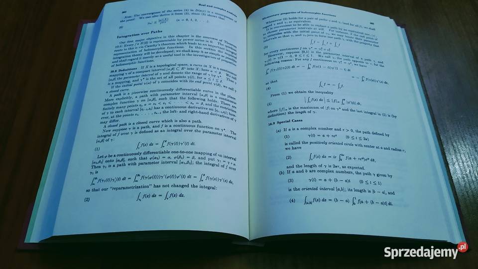 Real and complex analysis Walter Rudin student matematyka, statystyka Gdańsk