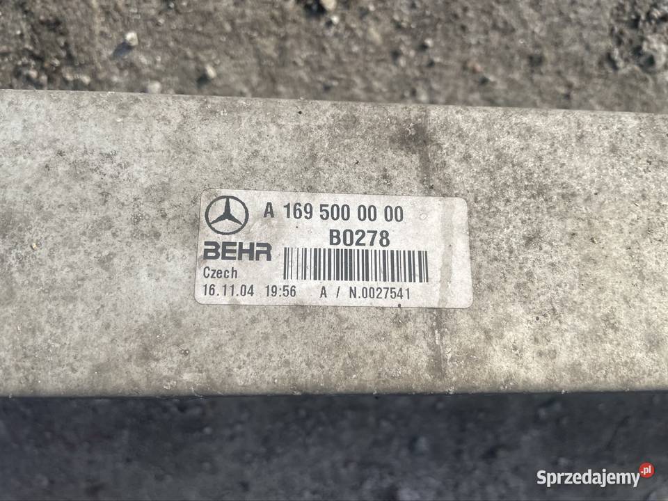 A1695000000 intercooler 20 cdi Mercedes a w169 b Szczecin