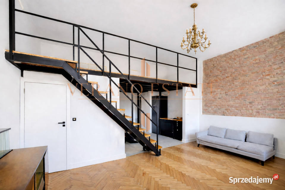 Wysoki 46 m loft w zabytkowej kamienicy gazowe Łódź