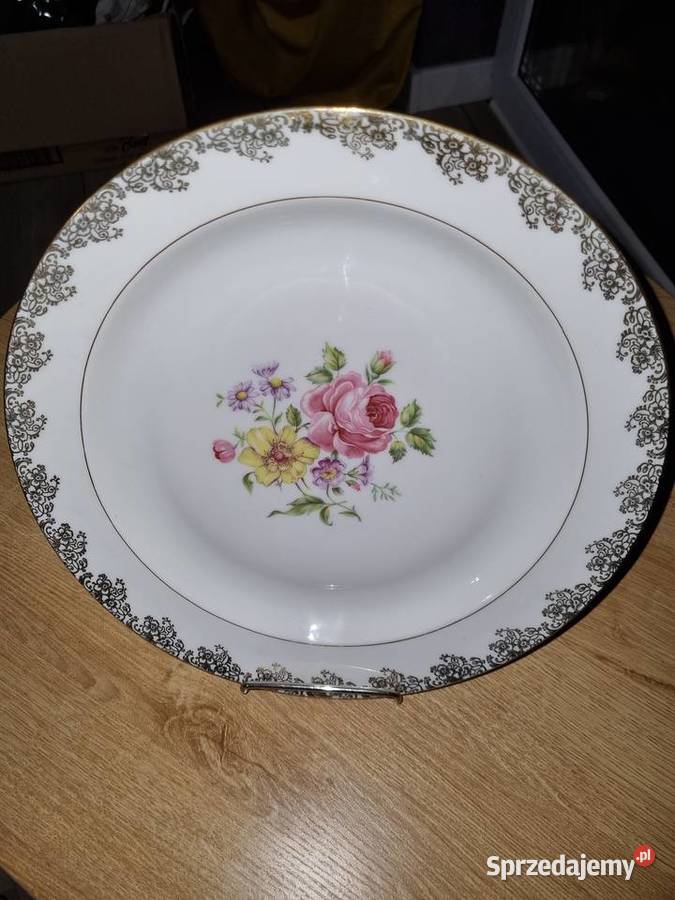 Talerz Porcelana Francuska Limoges Unikat