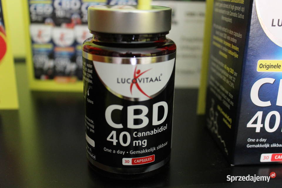 Lucovitaal Olej konopny w kapsułkach CBD 40mg Łódź