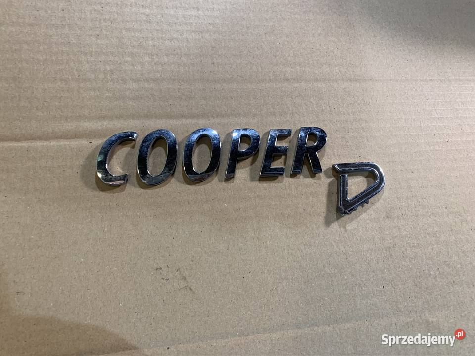 Emblemat znaczek napis mini cooper zachodniopomorskie Szczecin