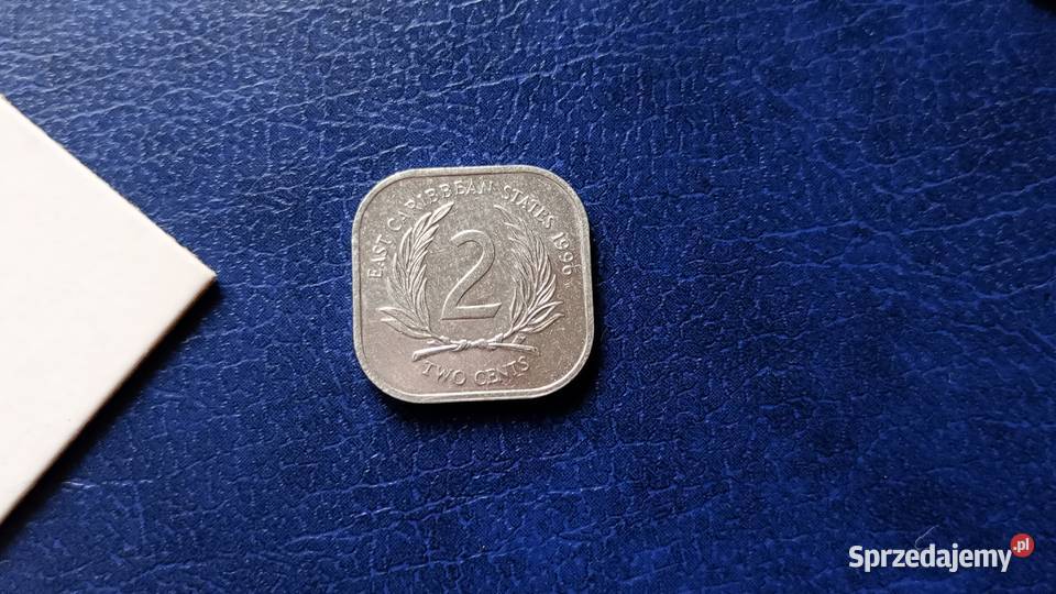 Stare monety 2 cent 1996 Karaiby Lesko