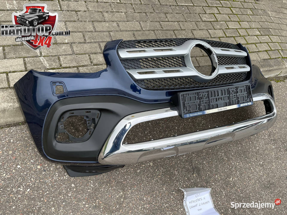 ZDERZAK Mercedes X 2018 CHROM Oryginalny 4