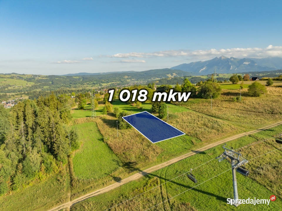 RusińSKI na Sprzedaż działka rolna 1018m2