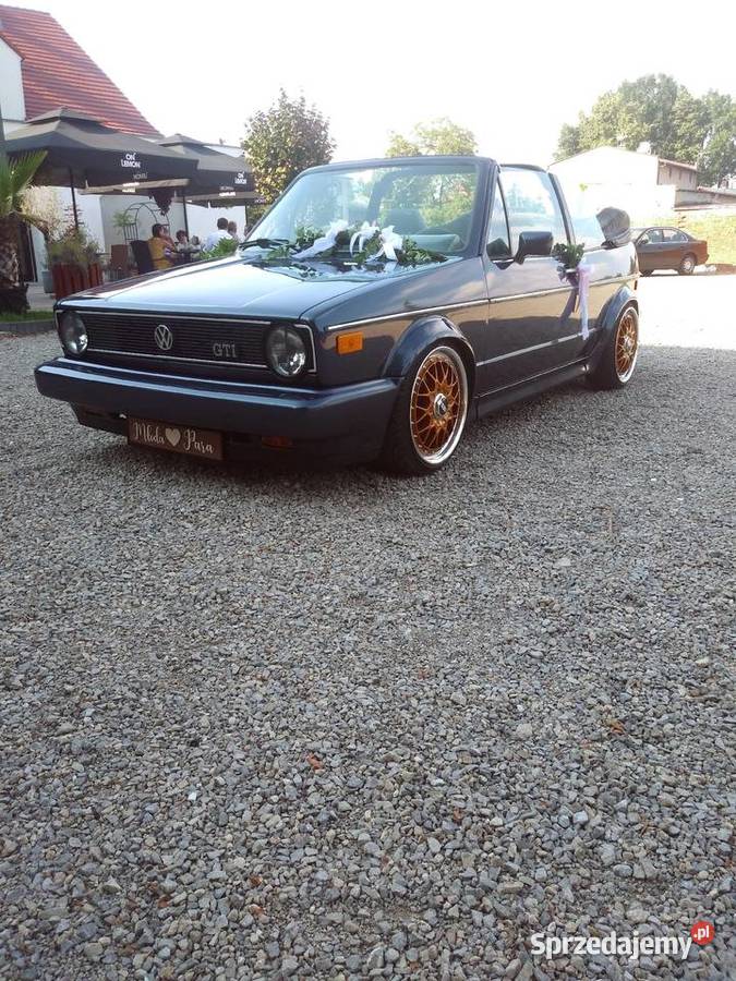 Cabrio do Ślubu Golf Mk1 Tychy