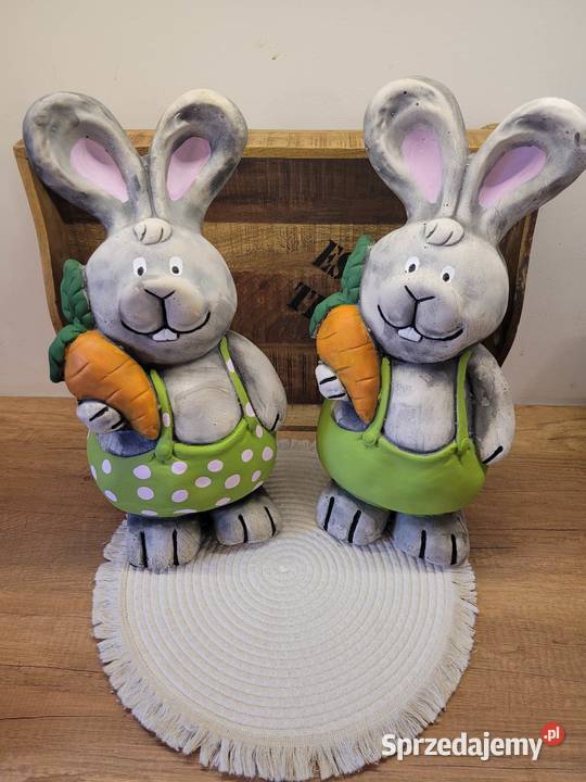 Mega królik zając zajączek wielkanocny dekoracja Wrocław