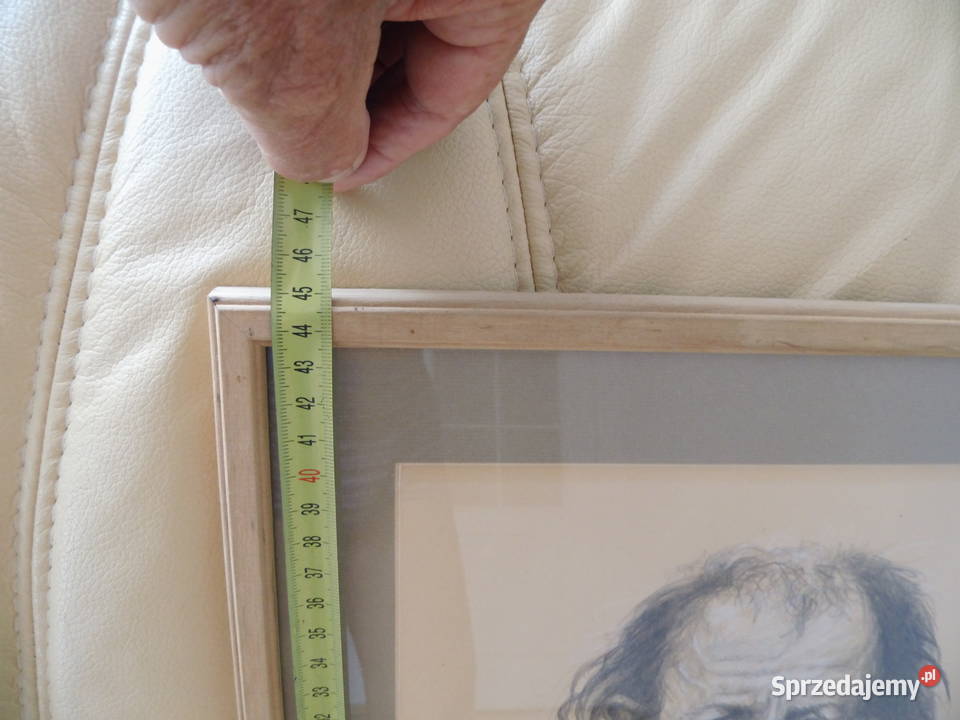 Pastela Stary człowiek Oryginał Radzewice