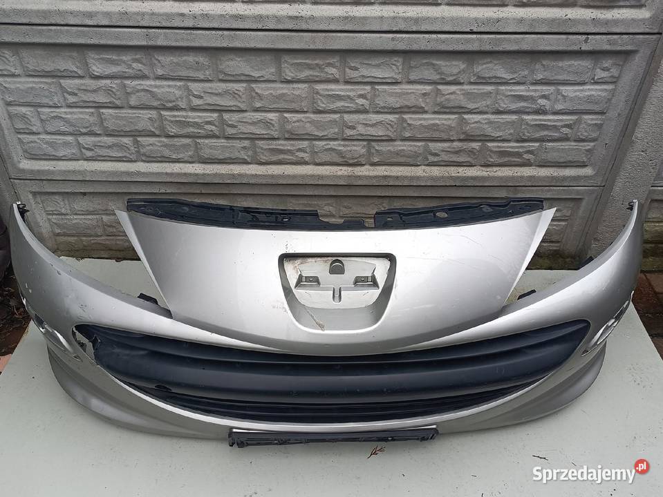 PEUGEOT 207 ZDERZAK PRZÓD PRZEDNI GRILL Przemęt