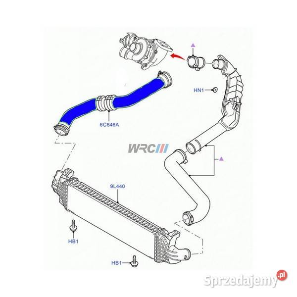 Rura powietrza Ford S Mondeo Galaxy 20TDCi kujawsko-pomorskie Włocławek