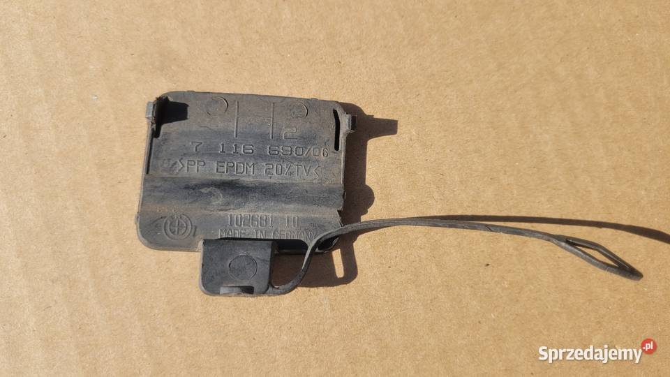 BMW E90 ZAŚLEPKA HAKA HAK ZDERZAK TYŁ 7116690 88 Ruda Śląska