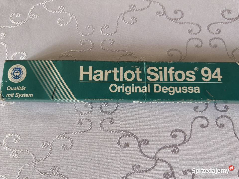 Lut Twardy Hartlot Silfos 94 Original Degussa 1 Czerwionka-Leszczyny