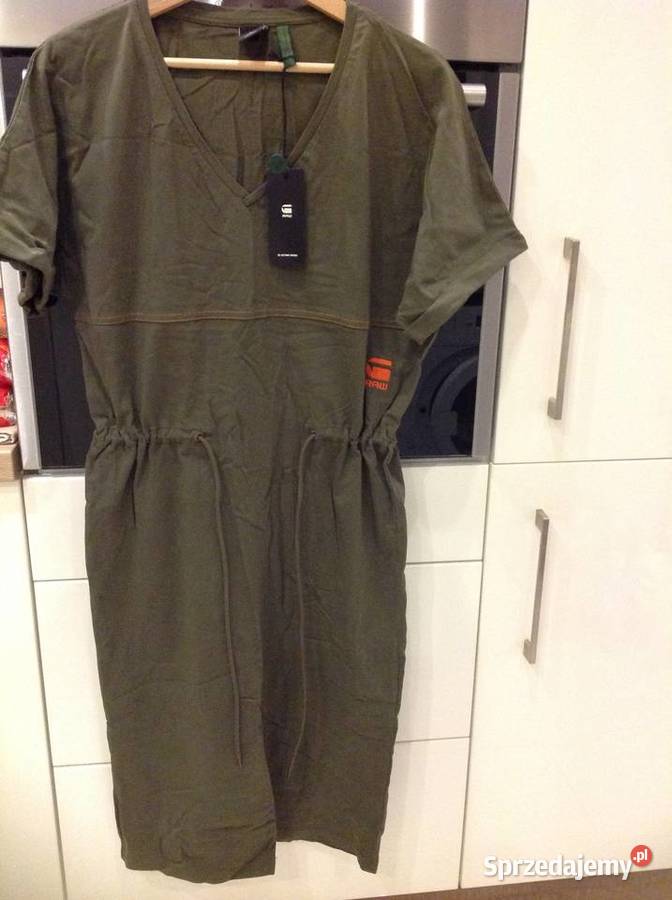 Sukienka Khaki Damska GSTAR RAW M NOWA Nowa Sól