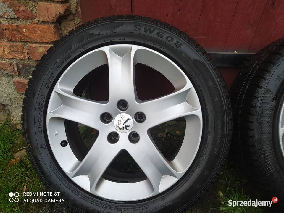 Felgi aluminiowe 17 opony zima Peugeot 407 Koła Międzychód