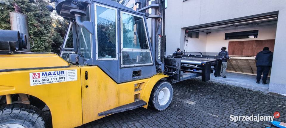 Wynajem wózków widłowych o udźwigu 15 t do 12 t Kraków