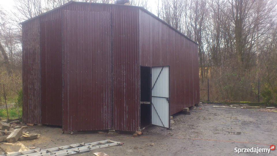 Garaż Blaszany Garaże Blaszane 5x10 Kolor Kraj mazowieckie Grodzisk Mazowiecki