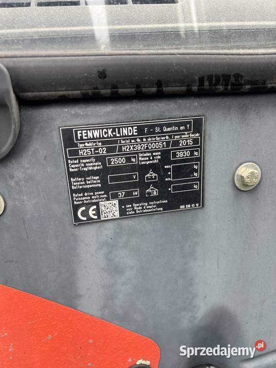 Linde H25T02 2015r UŻYWANY WÓZEK WIDŁOWY Rzeszów