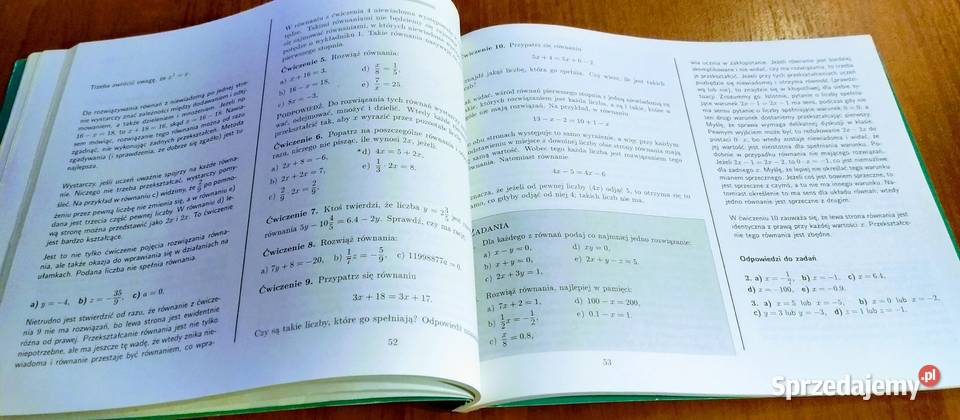 Algebra 7 podręcznik klas 7 książka nauczyciela szkoła podstawowa Gdańsk