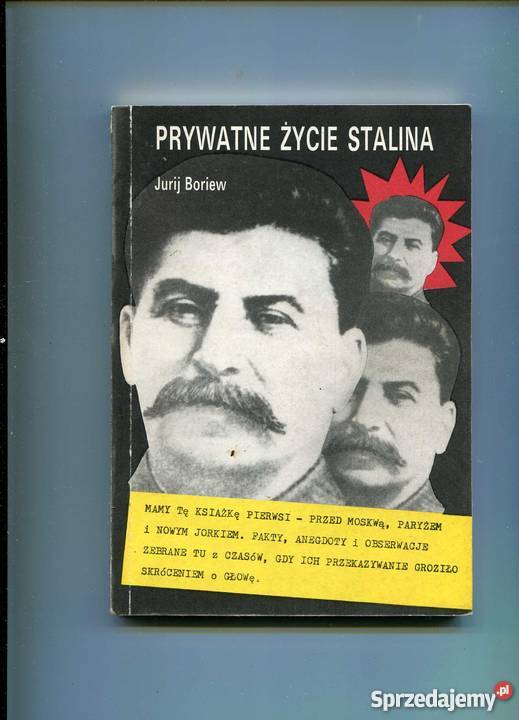 Prywatne życie Stalina Szczecin sprzedam