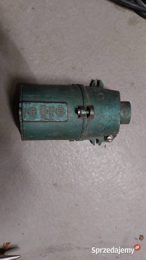 Gniazdo siłowe aluminiowe 4 płaskie bolce 32A Rokity